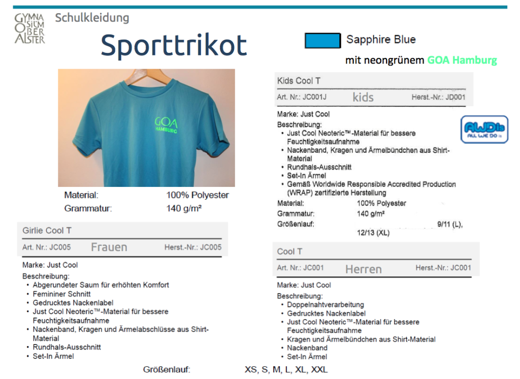 Sporttrikot Artikel